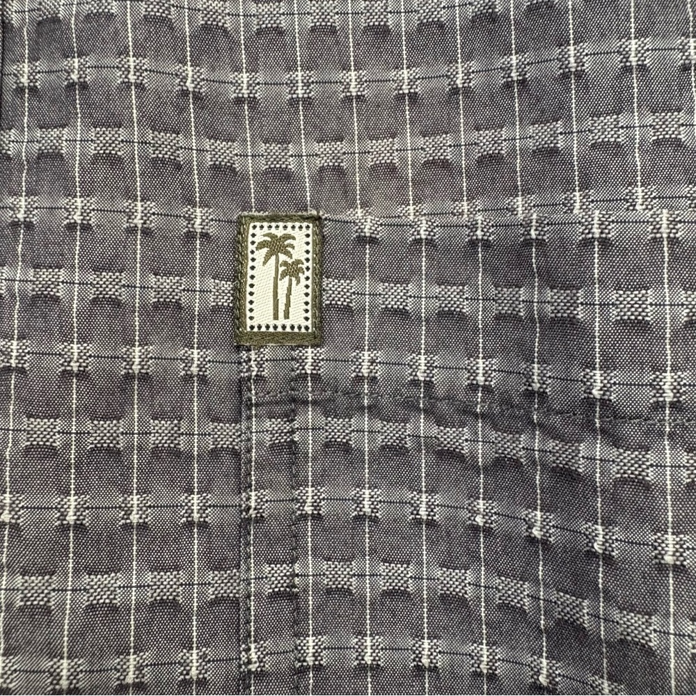 Men's Gray Checkered Shirt - Picture 3 of 7